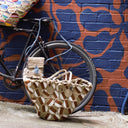 Playa Circle Rope Camel White & Cafe