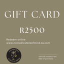 R 2500 Gift Card
