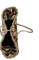 Playa Circle Rope Camel White & Cafe