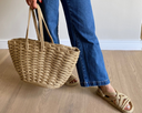 Nissi Woven Bag Camel