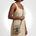 The Micro Trip Bag Camel/Denim
