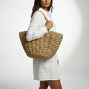 Nissi Woven Bag Camel